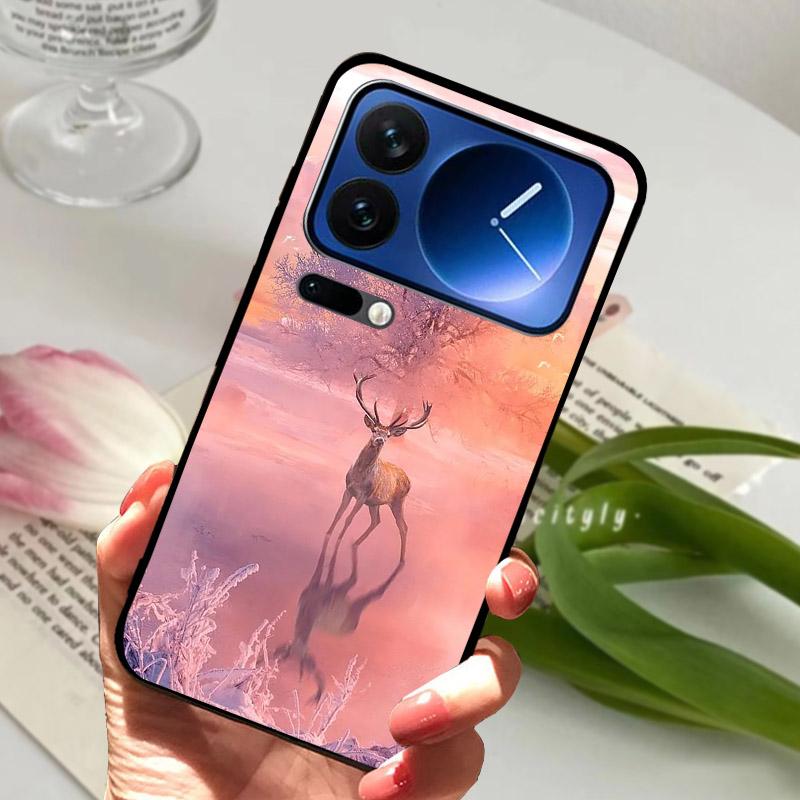 Чехол для Xiaomi Mi 17 Pro Max/17Pro Модный Ударопрочный Защитный Задний Чехол Для Xiaomi 17 ProMax Мягкий ТПУ Силиконовый Чехол для Телефона