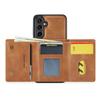 DG.MING M6 Series For Samsung Galaxy S25 Case Magnetic Wallet PU+PC+TPU Phone Cover