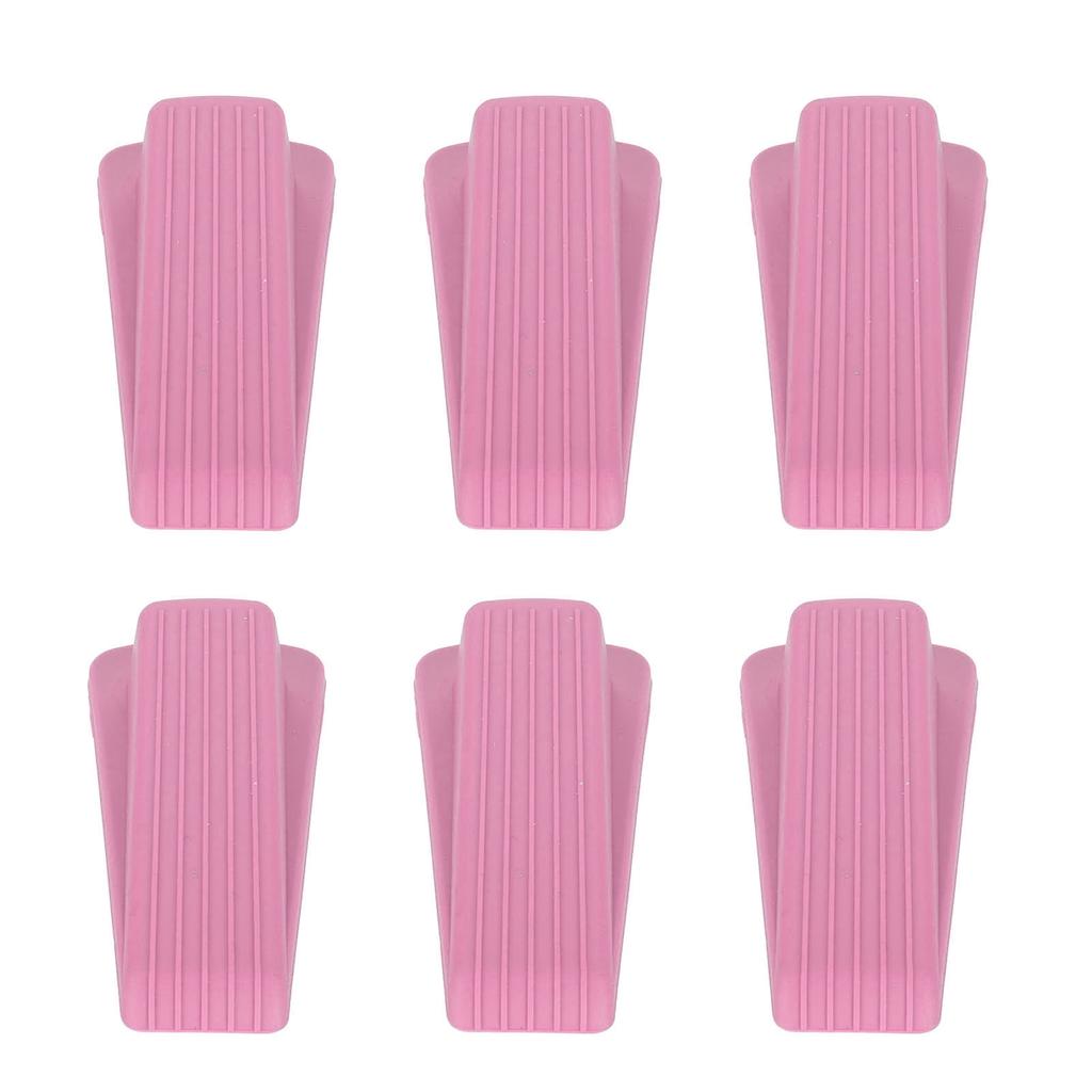 6 шт. дверных стопоров, толстые, гибкие, штабелируемые, прочные, TPR, антидеформационные дверные клинья для 1,2 дюйма