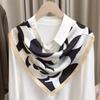 Camellia Xiaoxiangfeng Mulberry Silk Scarf Women'S Spring And Autumn Versatile 70 Square Scarf Scarf Silk Scarf