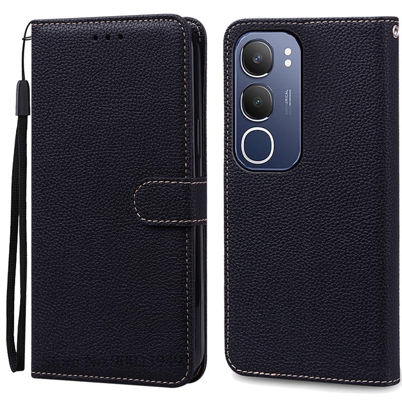 Для Vivo Y19S чехол-книжка кожаный чехол для Vivo Y19S чехол для телефона откидная крышка защитный задний чехол Fundas Shell