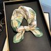 100% Шелковый Шарф Женские Шали Накидки для Леди Платки Фуляр Пашмина Шейный Платок Женский Хиджаб Бандана 53см Мода bufanda