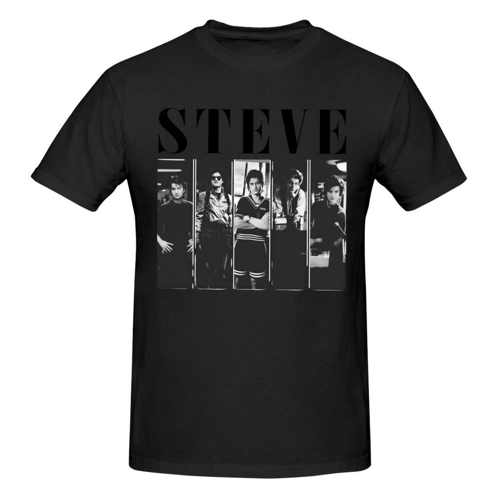 Unisex Steve Harringtons Fans Support T Shirt Vintage Oneck Cotton Unisex T Shirt