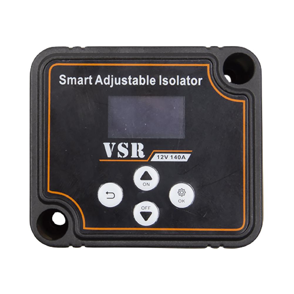 12V 140A Умный изолятор двойного аккумулятора ЖК-дисплей VSR Автомобильное реле Цифровая настройка, чувствительная к напряжению Реле раздельного заряда для кемпера