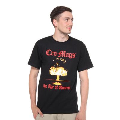 Черная футболка унисекс Cro Mags The Age Of Quarrel
