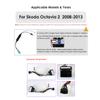 Hizpo 10.1 Carplay 4G 2Din Android 13 Автомобильное радио для Skoda Octavia 2 2008 - 2013 Мультимедийный видеоплеер GPS DSP Авторадио RDS ПК Интеллектуальный экран
