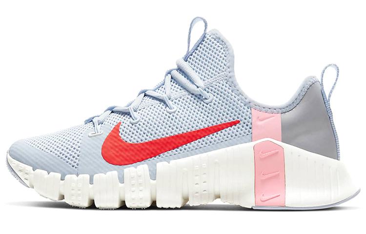 Nike Бесплатные Metcon 3 Football Grey Bright Crimson Женские CJ6314-006