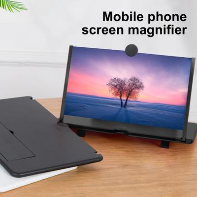 3D-лупа для экрана телефона, складная лупа для мобильного телефона, подходит для просмотра фильмов и игр, универсальная подставка для всех телефонов.
