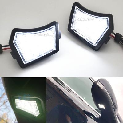 2 шт. Подсветка лужи для Volvo V40 V50 C30 C70 S40 S60 S80 V50 V70 XC70 XC90 Светодиодная лампа под зеркало для Jaguar XJ XF XK/XKR XE