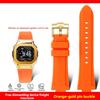Для серии G-SHOCK Casio DW-5600 GM-5600 GW-B5600 DW5600/60 GW-M5610 GA2100 силиконовый полимерный ремешок браслет с цепочкой