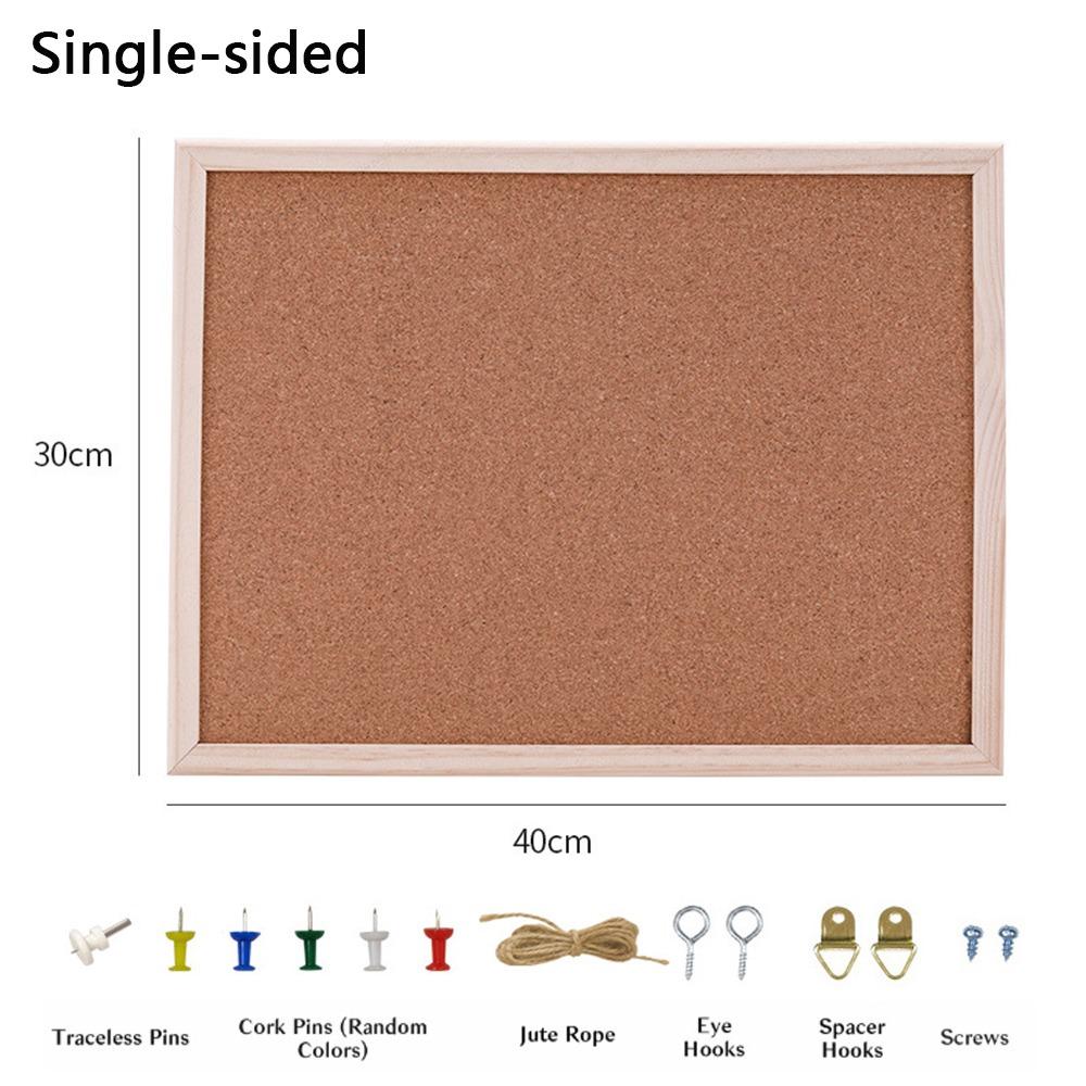 DIY Cork Board Wood Photo Background Pictures Wall Plate Letter Message Boards