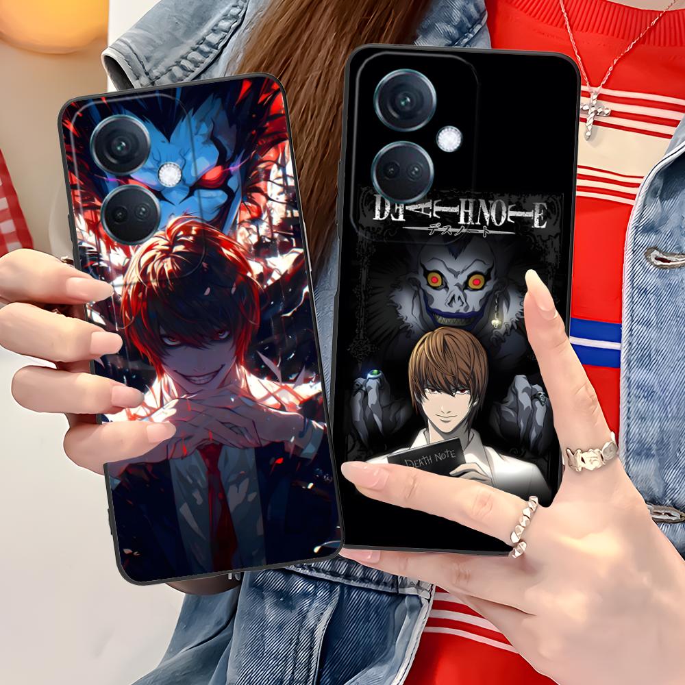 Чехол для мобильного телефона Death Note Kira Light для OPPO Reno 14 13 12 11 10 9 8 7 6 5 F T Pro 5G Цветной Печатный Чехол Роскошный Чехол