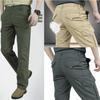 Spring and Summer Men's Thin Casual Straight Multi Pocket Workwear Pants Sports Trousers