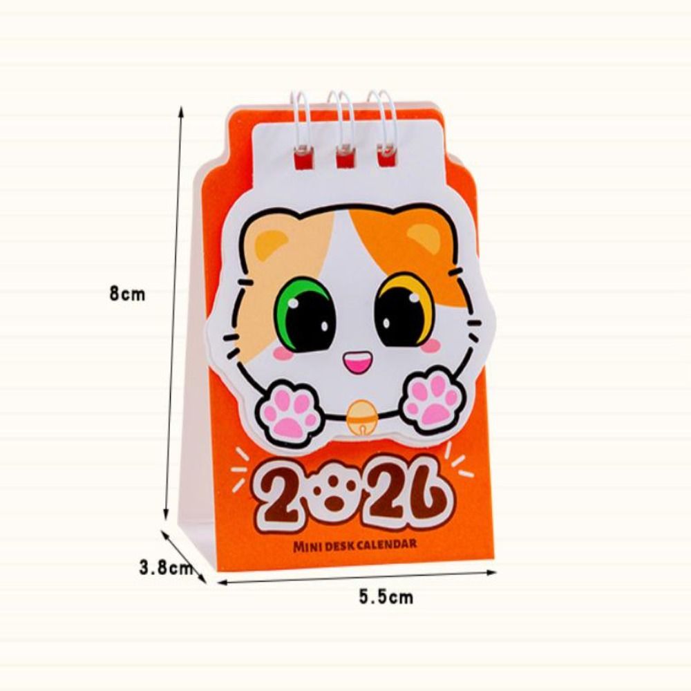 Portable Coil Calendar Mini Daily Planner New Schedule Planner Office Desk Accessories