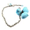 [P0801] - Браслет ручной работы "Антуанетты" голубая лагуна (ручная работа)