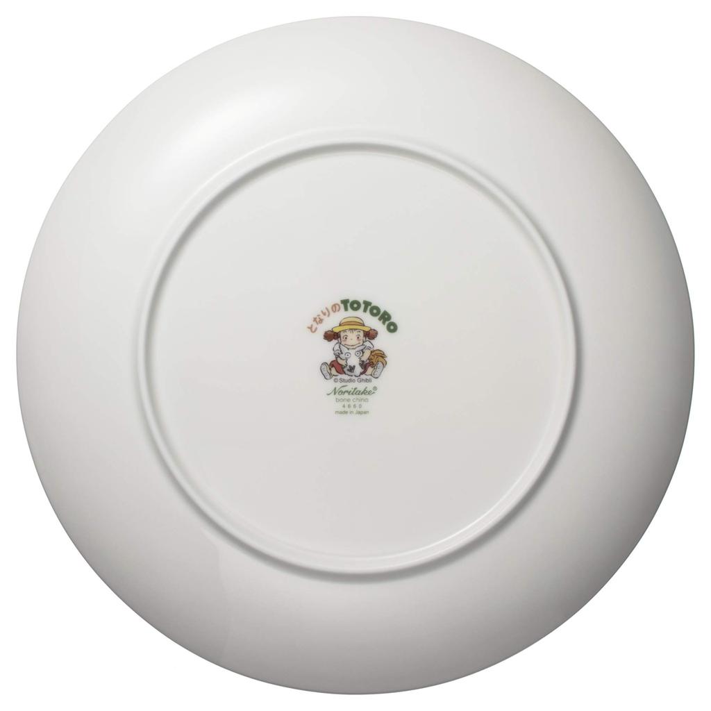 Noritake Bone China Plate, 23cm, My Neighbor Totoro, Gamasu-style, Microwave-Safe, 1 Plate, T50116A/4660-5