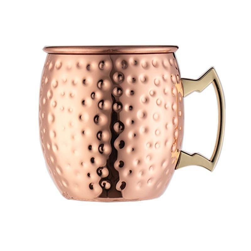 Brass Moscow Mule Mug Stainless Steel Elegant Beer Cup With Colorchanging Finish For Bar Use