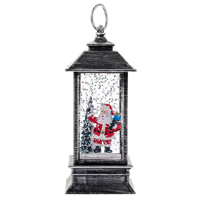 Christmas Santa Claus Crystal Lantern & Ornament