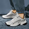 Новые осенние спортивные повседневные кроссовки, мужские кроссовки из дышащей сетки, противоскользящие и износостойкие кроссовки для бега с вращающейся пряжкой