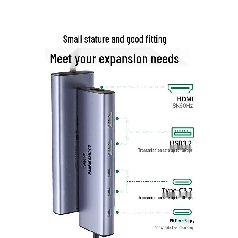 Ugreen 25102 Док-станция Thunderbolt 4 USB4 8K HDMI 2.1