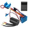 3650 Motor 4300KvBrushless ESC Heat Sink Program Card Set for 110 RC Car(80A )