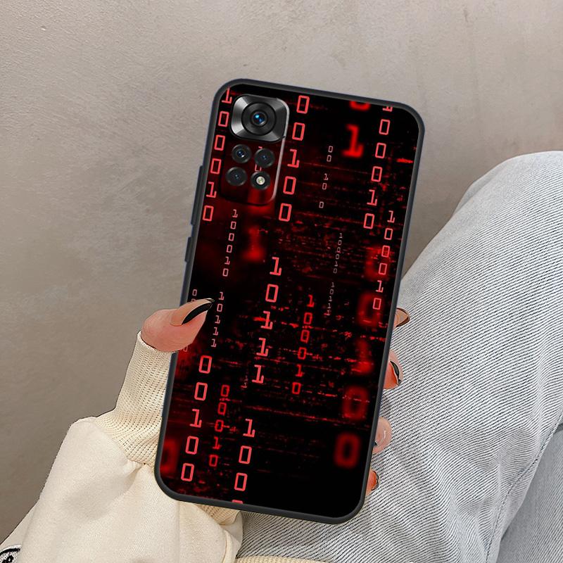 Matrix Hacker For Xiaomi Redmi Note 14 9 10 11 12 13 Pro 12S 11S Case Cover For Redmi 15C 14C 12C 10C 13C