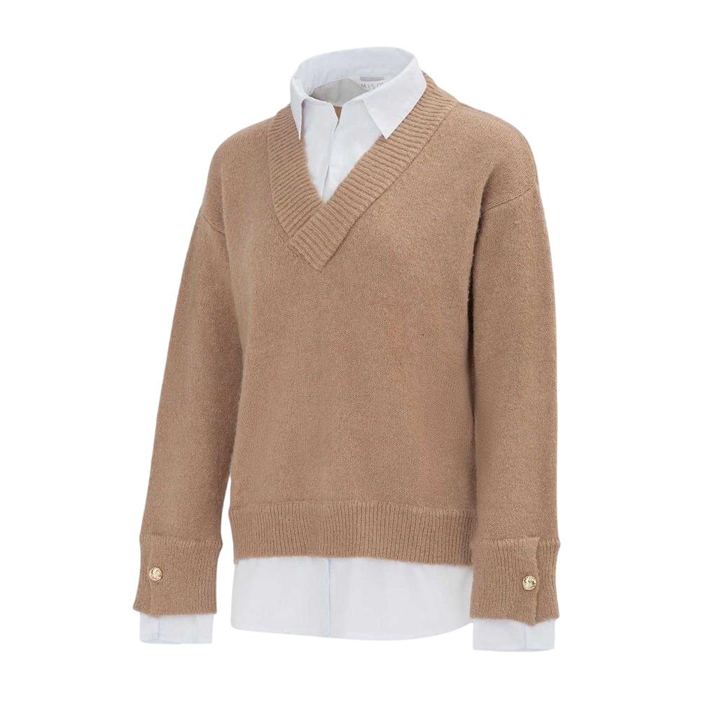 Miso Womens/Ladies Knitted 2 in 1 Jumper