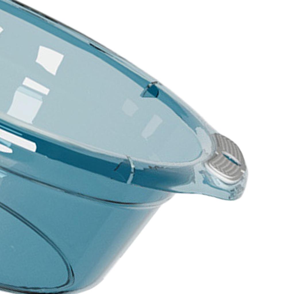 Пластиковая раковина для мытья посуды с ручками для кухни, переносная раковина для мытья посуды для домашнего хозяйства