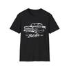 Футболка 1956 Chevy Bel Air – Классическая футболка с графикой для энтузиастов винтажных автомобилей