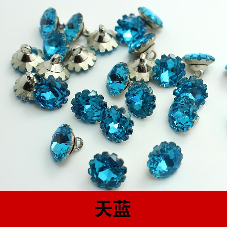 Three Loves, Пуговицы, Женские цветные ромбовидные пуговицы из хрустального стекла, Мужские рубашки, Рубашки, Свитера, Пуговицы для одежды