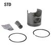 Motorcycle Piston Ring For Yamaha DT200 DT200R 1988-1991 +25 +50 +75 +100 Bore Standard size 66mm