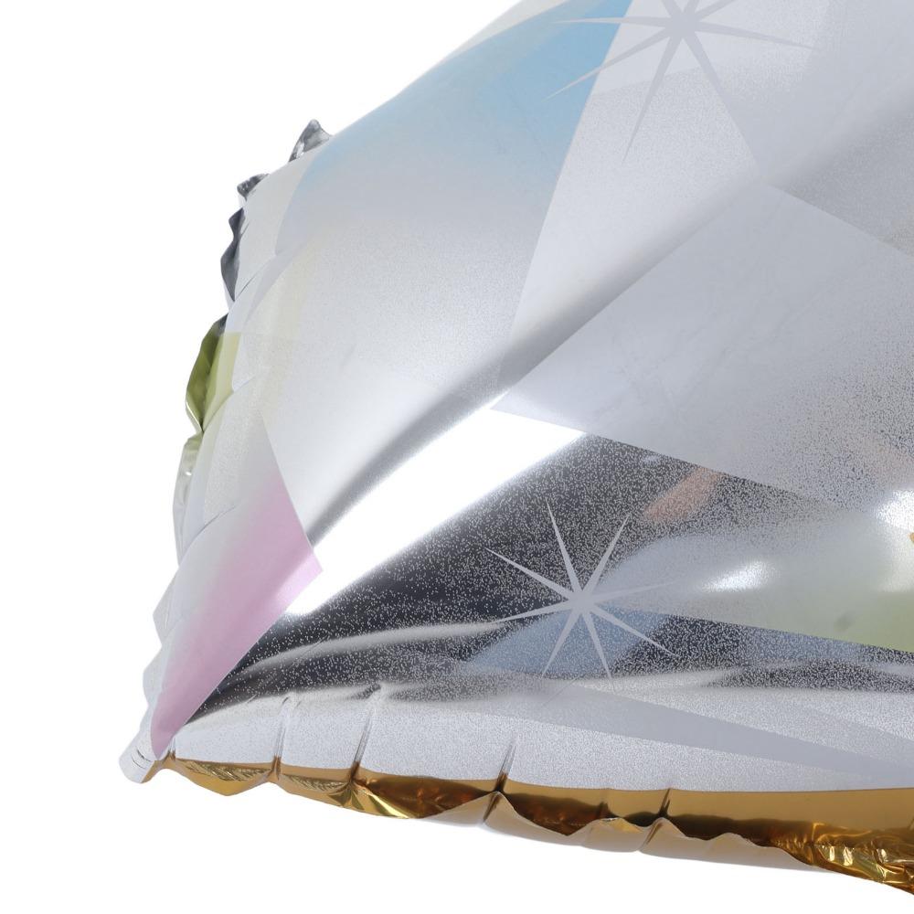 10PCS Aluminum Foil Diamond Ring Balloon 68x61cm Engagement Ring Balloon Wedding