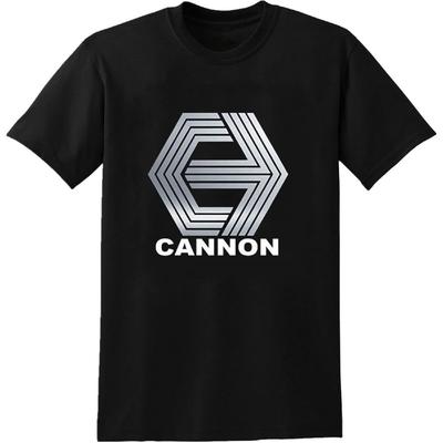Мужская черная футболка с графическим принтом студии ретро-фильмов Cannon Films, унисекс