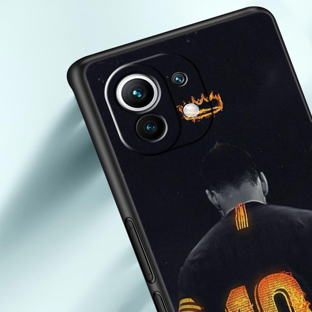 Чехол для телефона Футбол 10 Игроков для Xiaomi Mi 17 Pro Max 15 14 13 12 11 Ultra 15T 14T 13T 12T 11T Pro Lite Мягкий ТПУ Корпус