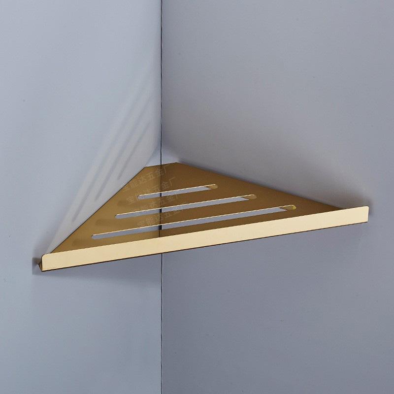 Настенная угловая полка для ванной комнаты из нержавеющей стали 304 для хранения геля для душа и шампуня