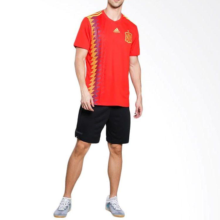 adidas Мужские Красные Футбольные Майки Прямого Покроя Средней Посадки CX5355