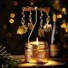 Rotating Soy Wax Scented Candle Holder - Birthday Gift & Home Decor 