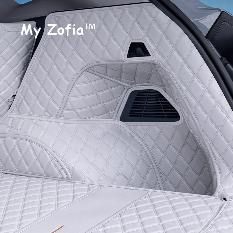Кожаный коврик в багажник для Geely EX5 Galaxy E5 2024 2025 2026 Вкладыш в багажник автомобиля Водонепроницаемая грязезащитная накладка Коврик для груза Аксессуары