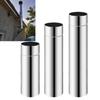Silver Stove Pipe Stainless Steel 1pc 2.3in 20-40cm 20/30/40cm