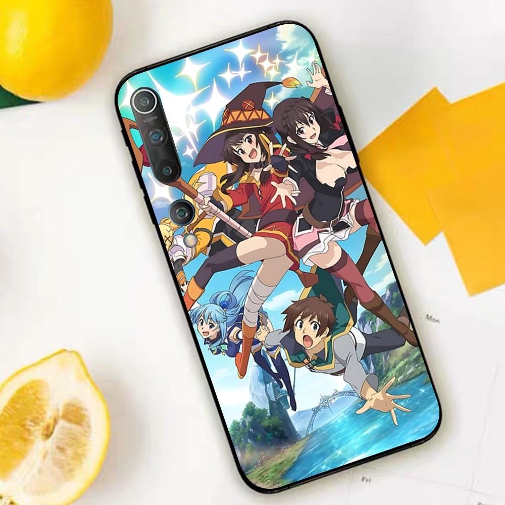 Чехол для телефона Megumin Anime K-KonoSuba для Xiaomi Mi 5X 8 9 10 11 12 Lite Pro 10T PocoX3pro PocoM3 Note 10 Pro Lite