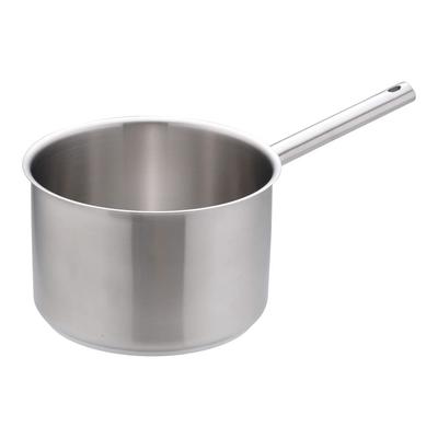 Индукционная кастрюля Murano из нержавеющей стали One Hand Deep 24 см AKTD104 18-8 (Без крышки)