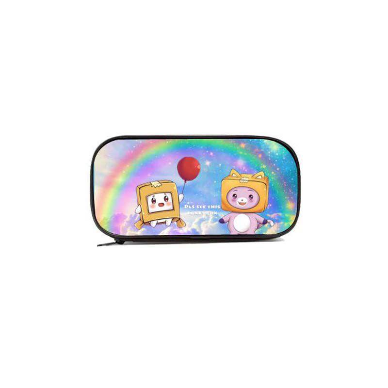 Lankybox Cartoon Lunch Bag Set 3 Piece Shoulder Backpack Package