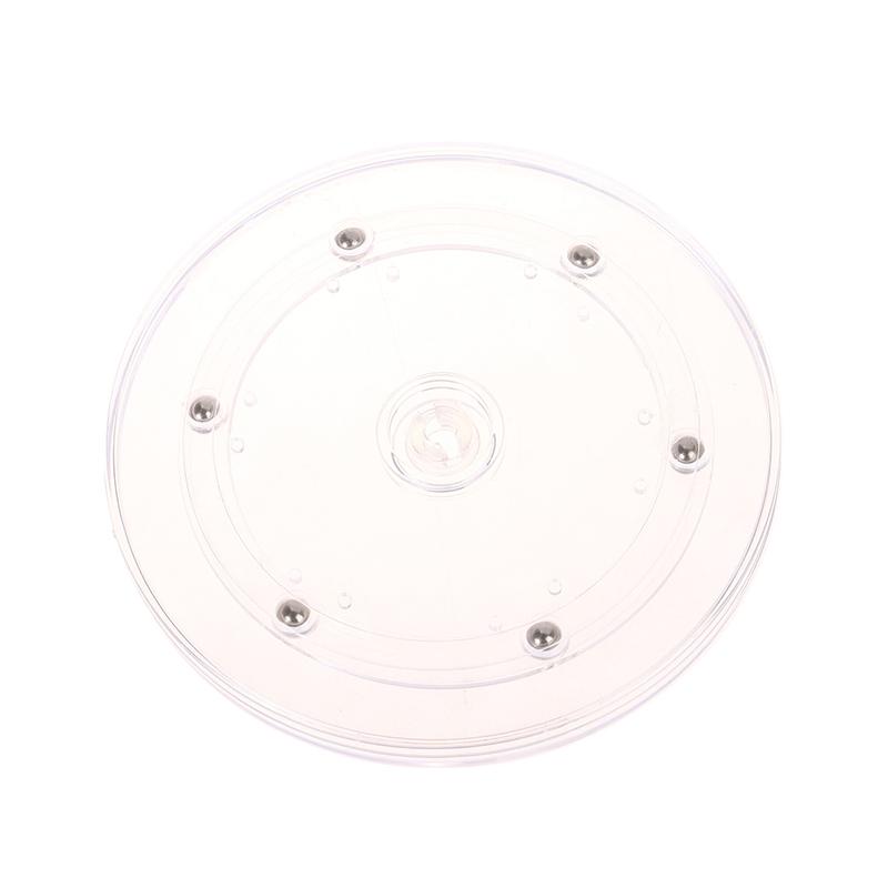 Поворотный стол Прозрачный акриловый вращающийся на 360 градусов стенд с круглым основанием Ленивые украшения Декор поворотные пластины мебельная фурнитура