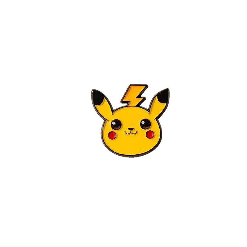 Брошь Пикачу с каплями масла из цинкового сплава - Значок Japanese Anime Pokemon для украшения одежды