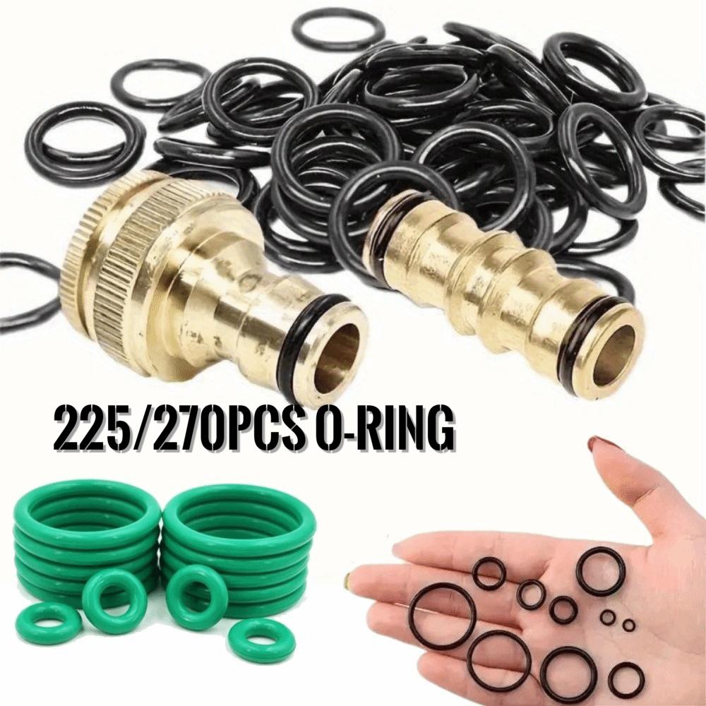 225PCS/27PCS Assorted Sealing Rings Rubber O-Ring Set Automotive Air Conditioning
