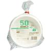 Paperware Disposable Tableware Paper Bowls, 270ml, 100 Count (2 Sets of 50)