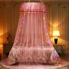 Ruffle Dome Ceiling Mosquito Net Princess Mesh Canopy Dust-proof Bedroom Decor