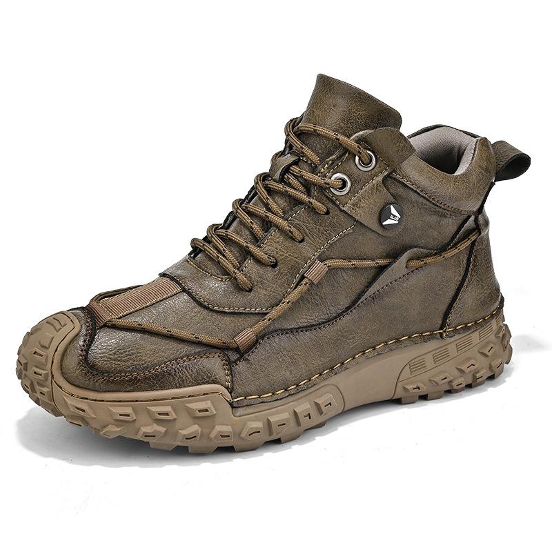 Внешняя торговля всесезонная мужская обувь из хлопка большого размера для осени и зимы, модная обувь для отдыха на открытом воздухе, мужские ботинки из хлопка 2025 года, повседневная обувь