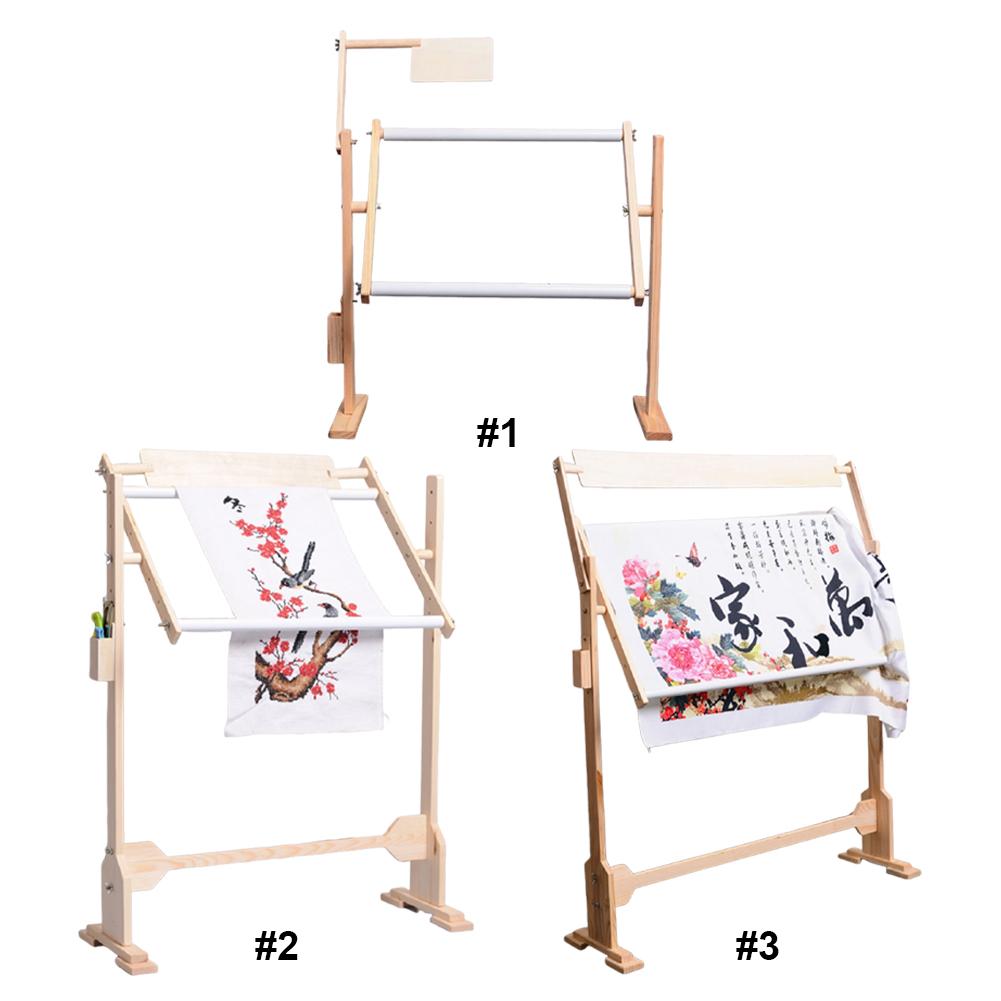 Деревянный держатель-подставка для рукоделия, регулируемая рама для вышивания крестом, подставка для вышивания крестом для шитья и рукоделия