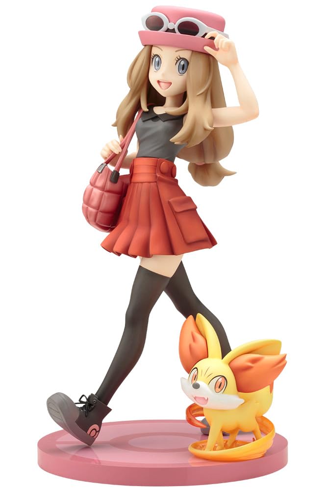 Kotobukiya Серия ARTFX J Серена с Феннекином Масштабная ПВХ фигурка "Покемон" 1/8 Предварительно раскрашенная